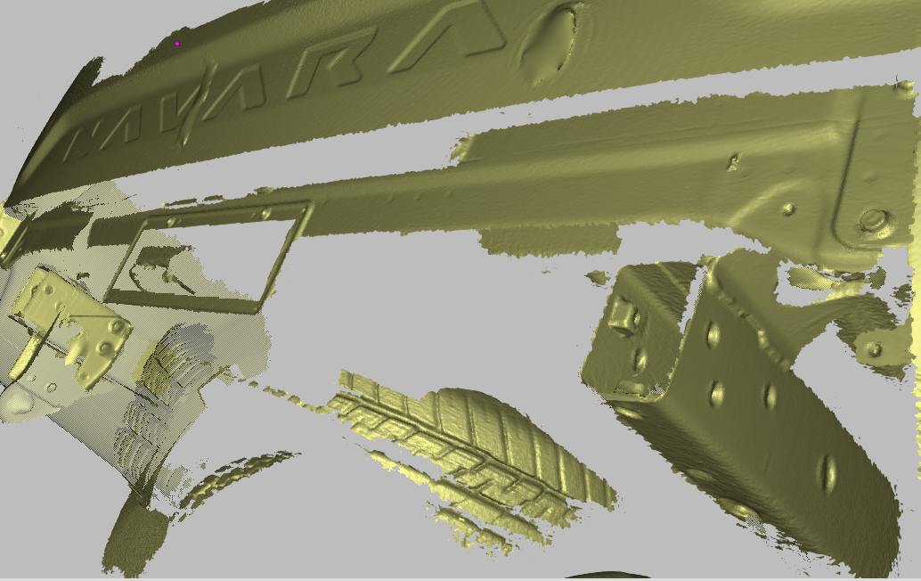 Nissan Navara NP300 Rear Bar 3D Scan