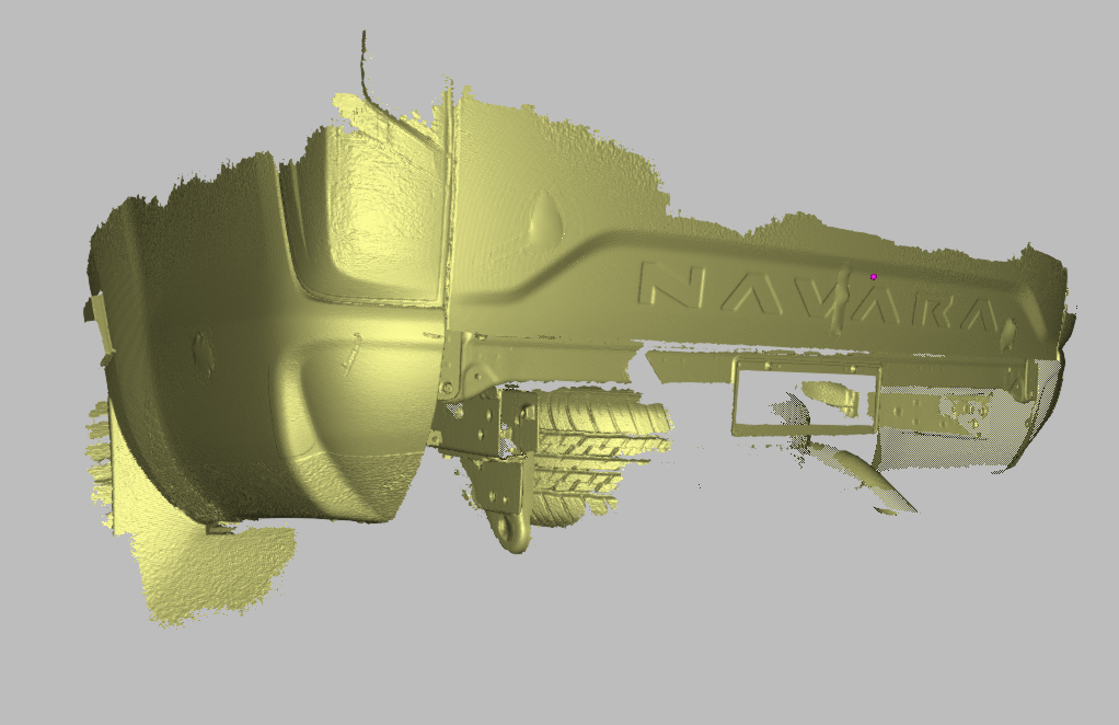 Nissan Navara NP300 Rear Bar 3D Scan