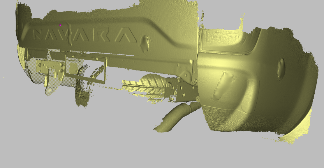 Nissan Navara NP300 Rear Bar 3D Scan