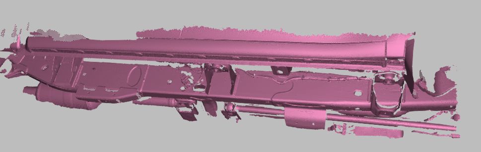 Silverado 2500 Chassis Rail 3D Scan