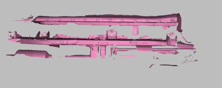 Silverado 2500 Chassis Rail 3D Scan