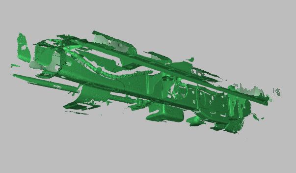 Silverado 2500 Chassis Rail 3D Scan